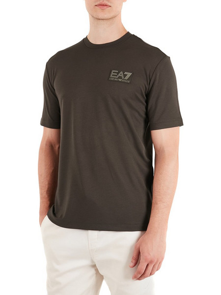 LOGO PRINT OVERSIZE T-SHIRT MEN EA7 EMPORIO ARMANI