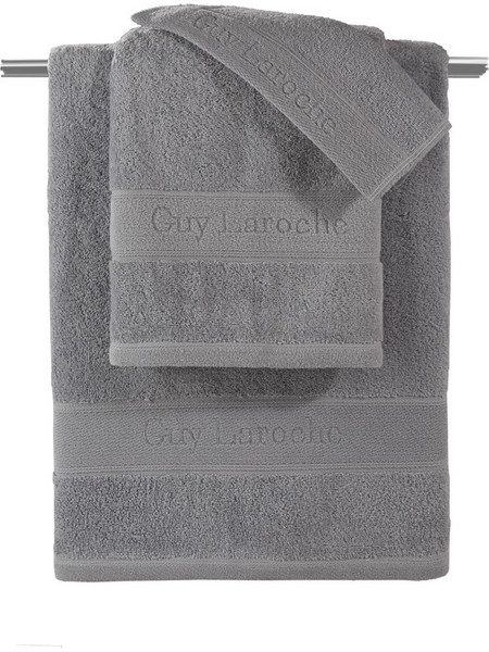 Guy Laroche Σετ Πετσέτες Μπάνιου 3τμχ Touch Anthracite