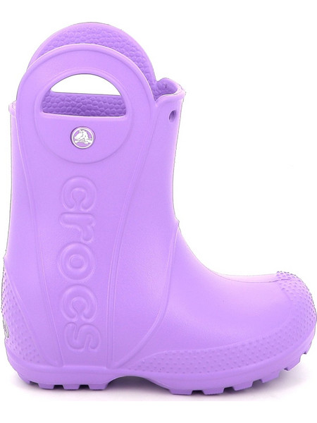 Παιδική Γαλότσα Crocs Handle It Rain Boot T Χρώματος Μωβ 211056-5FJ