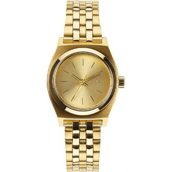 Nixon Small Time Teller Γυναικείο Ρολόι με Χρυσό Μεταλλικό Μπρασελέ A399-502-00
