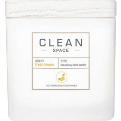 Clean, Space Fresh Linens, Αρωματικό κερί, 227 γ