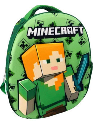 Minecraft Alex Τσάντα 3D Νηπιαγωγείου οβάλ