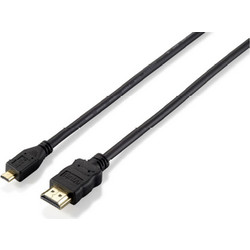 Equip Καλώδιο HDMI 1.4 HDMI Male to Micro HDMI Male 2m Black