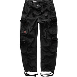 Surplus Ανδρικό Παντελόνι Cargo Joggers Ελαστικό Κανονική Εφαρμογή Μαύρο 05-3598-03
