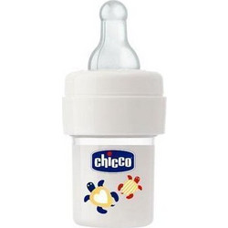 Chicco Πλαστικό Με Θηλή Σιλικόνης 30ml