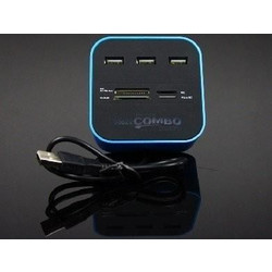 USB HUB 3 ΘΕΣΕΩΝ ΚΑΙ CARD READER ΣΕ MINIMAL ΥΦΟΣ