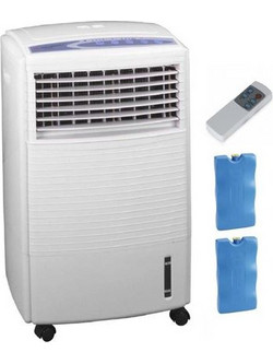 Air Cooler ψύξης με ιονιστή τηλεκοντρόλ - Ψηφιακή ένδειξη θερμοκρασίας δροσίζει με τεχνολογία εξάτμισης - Υδρονέφωσης + Υγραντήρας