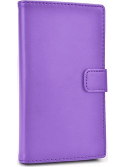 UNIVERSAL Smart Δερμάτινη Stand Θήκη 4.7-5.1 - INCH-Μώβ (OEM )