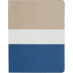 Θήκη για ipad 2/3/4 Πολύχρωμη (Καφέ-Άσπρο-Μπλέ) IP222 OEM