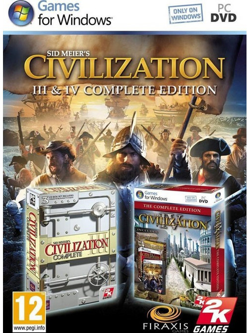 Sid Meier's Civilization III & IV Complete Edition PC