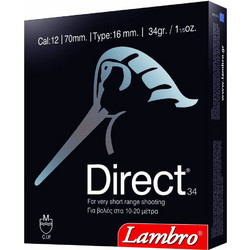 Lambro Direct Φυσίγγια Διασποράς 12Cal 70mm 34gr 10τμχ