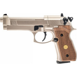 Umarex Beretta M92 FS Nickel Wood Αεροβόλo Πιστόλι CO2 Pellets Μεταλλικό 4.5mm
