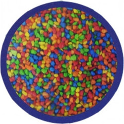 Χαλίκι ψαριων χρωματιστό 2/3mm 1kg