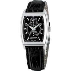 Festina Ανδρικό Ρολόι Αυτόματο με Μαύρο Δερμάτινο Λουράκι F7000/3