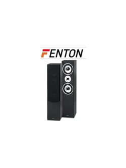 FENTON SHFT60B Ζεύγος Ηχείων Hi-Fi Δαπέδου 180W 3 Δρόμων Black