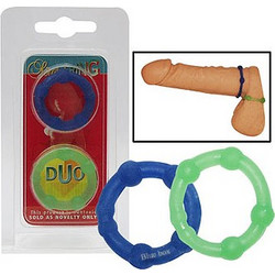 ΔΑΚΤΥΛΙΔΙΑ ΠΕΟΥΣ STRETCH COCK RING DUO