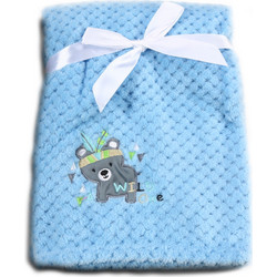 Cangaroo Freya Κουβέρτα Αγκαλιάς Fleece 80x110 Γαλάζια