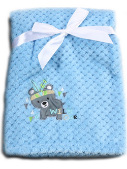 Cangaroo Freya Κουβέρτα Αγκαλιάς Fleece 80x110 Γαλάζια