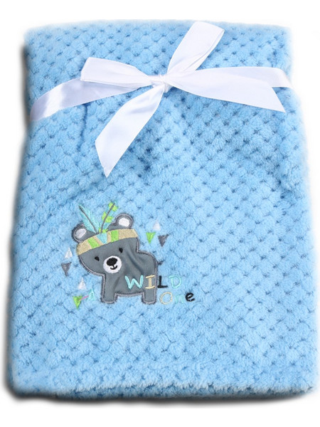 Cangaroo Freya Κουβέρτα Αγκαλιάς Fleece 80x110 Γαλάζια
