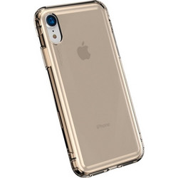 BASEUS(R) Safety Airbag Case GOLD TRANSPARENT (IPHONE X/XS) ARAPIPH58-SF0V