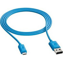 Data cable Nokia CA-190CD Micro USB to USB 2.0 καλώδιο δεδομένων 1.2m Cyan original