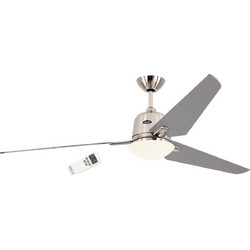 CasaFan Eco Aviatos 162 BN-SL Ανεμιστήρας Οροφής 162cm 31W με Φως & Τηλεχειριστήριο Ασημί