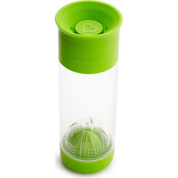 Munchkin Ποτήρι με Θήκη για Φρούτα MIRACLE FRUIT INFUSER 590ML GREEN -51754