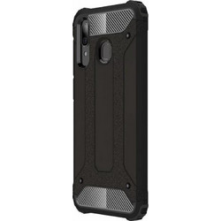 Terrapin Rugged Armor Back Cover Black (Galaxy A30)