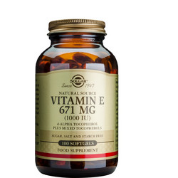 Solgar Vitamin E 671mg 1000iu 100 Μαλακές Κάψουλες
