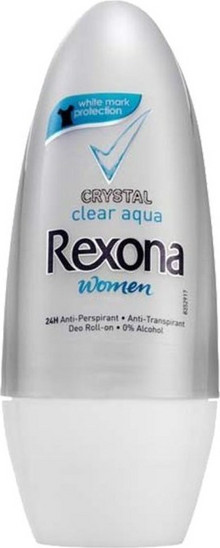 Αποσμητικό Rexona Crystal Clear Aqua Roll-On 50ml