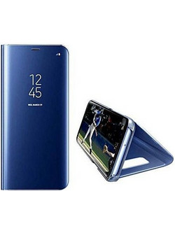 Samsung Galaxy S7 Edge G935F Θήκη Clear View Μπλε (OEM)