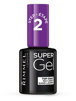 Rimmel Super Gel Top Coat Gloss Βερνίκι Νυχιών Μακράς Διαρκείας 12ml