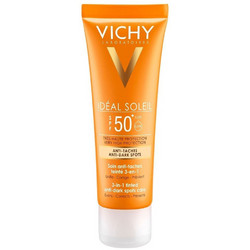 Vichy Ideal Soleil Anti-Dark Spot Αντηλιακή Κρέμα Προσώπου Κατά των Πανάδων με Χρώμα SPF50+ 50ml
