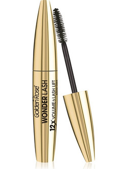 Golden Rose Wonder Lash 12x Volume & Lash Lift Black Mascara για Όγκο 12ml