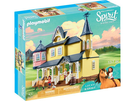 Playmobil Spirit Riding Free Το σπίτι της Lucky για 4+ Ετών 9475