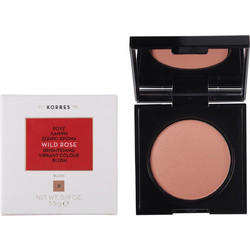 Korres Wild Rose Brightening Vibrant Color 31 Light Bronze Powder Blush 5.5gr
