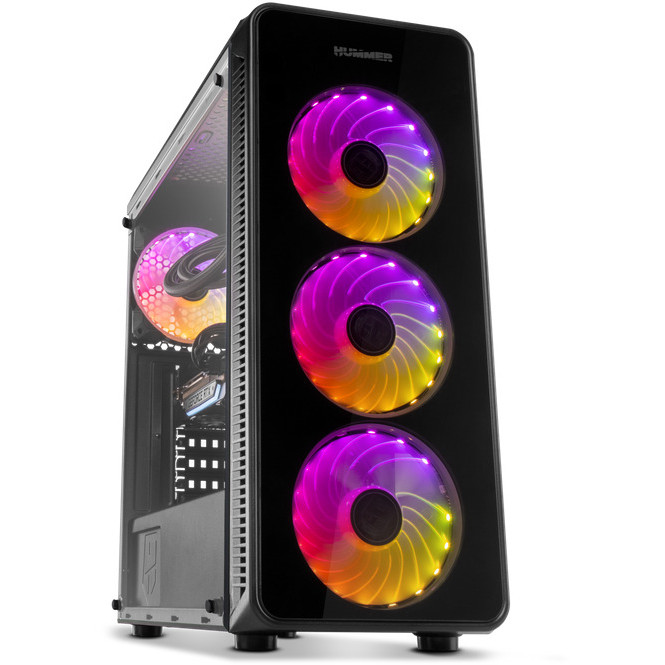 NOX Hummer TGM Gaming Full Tower Κουτί Υπολογιστή RGB με Πλαϊνό ...