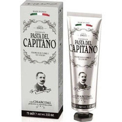 Pasta Del Capitano Whitening Οδοντόκρεμα για Λεύκανση Ενεργού Άνθρακα 75ml