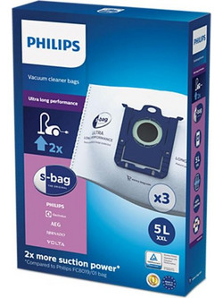 Philips FC8027/01 Σακούλες Σκούπας 3τμχ Συμβατές με Σκούπα Philips