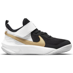 Nike Team Hustle D 10 Παιδικά Αθλητικά Παπούτσια για Μπάσκετ Μαύρα Λευκά CW6736-002