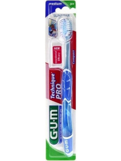 Gum Technique Pro Compact 528 Medium Οδοντόβουρτσα Μπλε