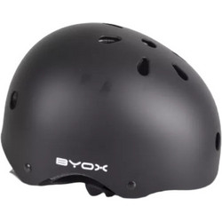 Byox Y09 Παιδικό Κράνος Ποδηλάτου Πόλης / BMX / Dirt με Led Μαύρο