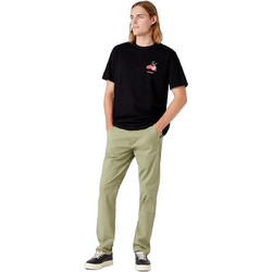 Wrangler Ανδρικό Παντελόνι Chino Ελαστικό Κανονική Εφαρμογή Πράσινο Mint W1C0CGG19