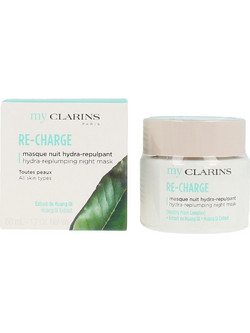 Clarins My Re-Charge Hydra-Repulpant Night Κρεμώδης Μάσκα Προσώπου για Ενυδάτωση 50ml