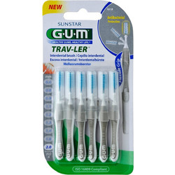 Gum 1618 Trav-ler Μεσοδόντια Βουρτσάκια 2.0mm Γκρι 6τμχ
