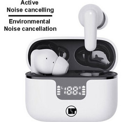 Lamtech LAM113041 Ακουστικά Bluetooth In Ear White