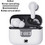 Lamtech LAM113041 Ακουστικά Bluetooth In Ear White