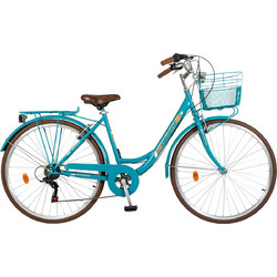 Orient Bikes City Classic 2024 Γυναικείο Ποδήλατο Πόλης 28" με 6 Ταχύτητες Πετρόλ