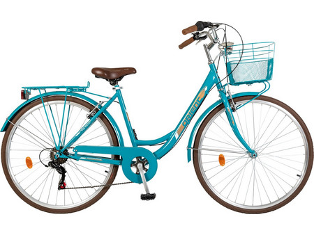 Orient Bikes City Classic 2024 Γυναικείο Ποδήλατο Πόλης 28" με 6 Ταχύτητες Πετρόλ