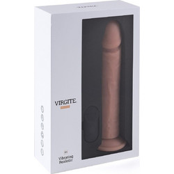 Virgite R3 Control Vibrator Ρεαλιστικός Δονητής για Ζευγάρια με Τηλεχειριστήριο Flesh